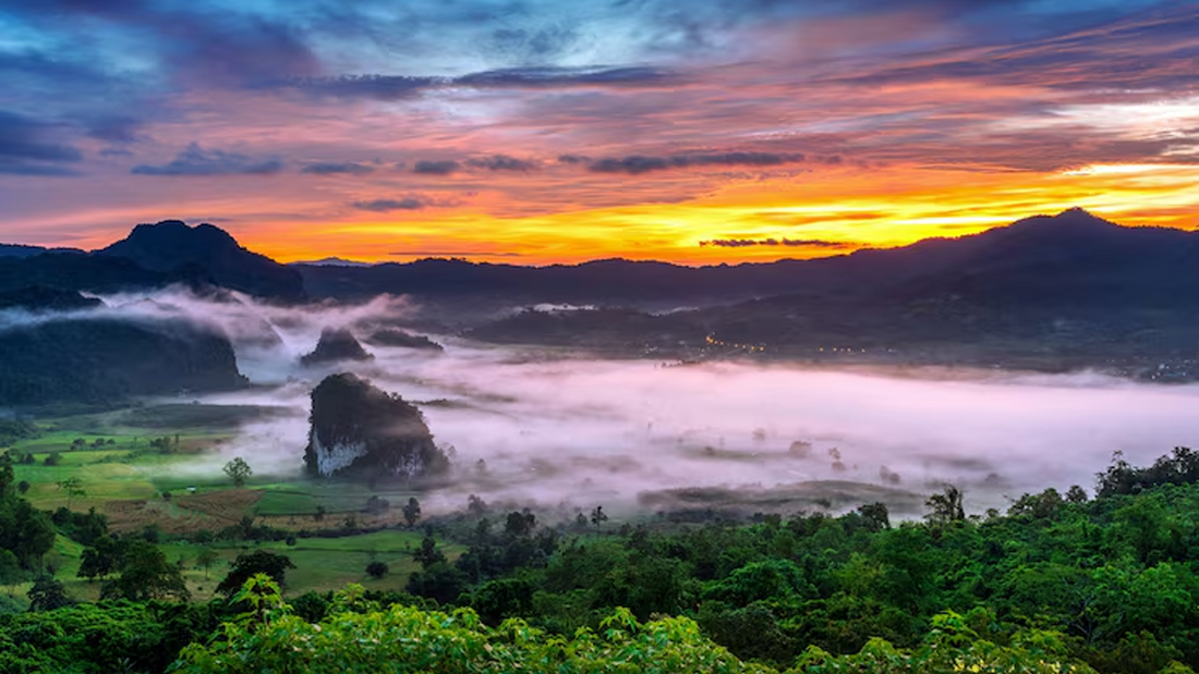 Foto landscape pemandangan alam