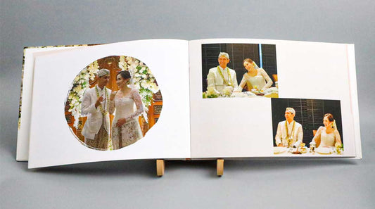 laminasi soft touch pada album foto