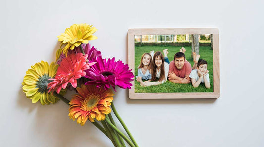 pose foto keluarga 4 orang