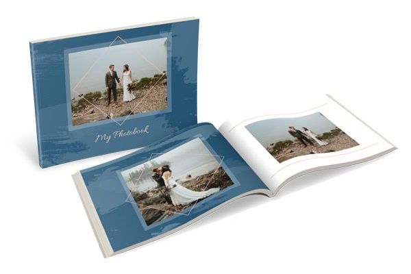 Navy and Blush Photobook Collection